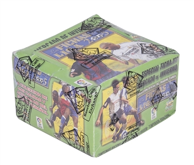 2004-05 LFP Mundicromo Sport Soccer Unopened Wax Box - Update Edition (50 Packs) - Possible Lionel Messi/Sergio Ramos Rookie Cards! - BBCE Certified 